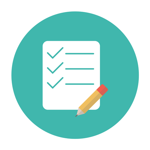 Checkliste - grafisch dargestellt