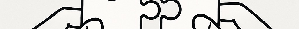 Zwei Hände stecken zwei Puzzleteile ineinander. In Hintergrund schwebt das Wort Konzept.